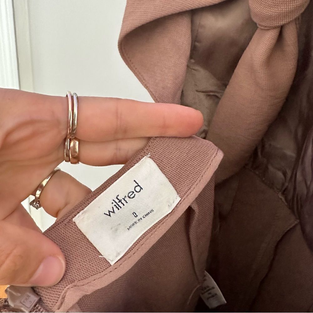 Aritzia Wilfred Ecoulement Jumpsuit in Nutmeg - Picture 8 of 8